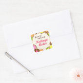 名前ラベルのキッチンから、各種Cookie スクエアシール (封筒)