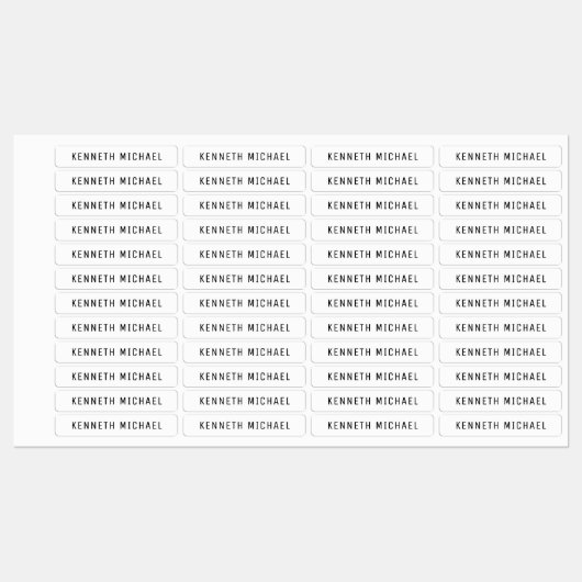 名前ラベル オーダーメイド 自分用 ラベル (シート)