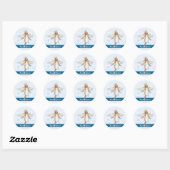 名前ラベル/シール – Angelデザイン ラウンドシール (シート)