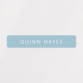 名前ラベル（青、オレンジ、ピンク） ラベル (デザイン1)