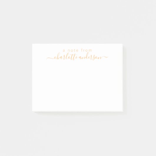 名前リストパーソナライズされたリマインダー先生ギフト ポストイット (正面)