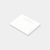 名前リストパーソナライズされたリマインダー先生ギフト ポストイット (アングル)