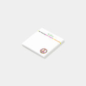 名前付きの平パーソナライズされた和記号 ポストイット (アングル)