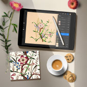 名前付きの花のヴィンテージフレンチスタイルのガラス ウイスキーグラス