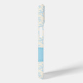 名前付きダマスクライトブルー&クリームの電話ケース Case-Mate iPhoneケース (裏面 / 右)