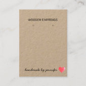 名前付きハートホルダーが大好き 名刺 (正面)