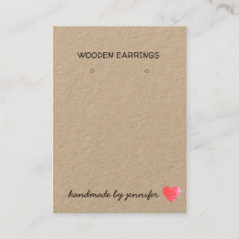 名前付きハートホルダーが大好き 名刺