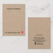 名前付きハートホルダーが大好き 名刺 (正面/裏面)