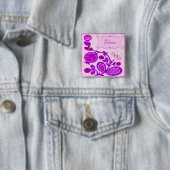 名前付きフラワーズデコ 缶バッジ (インサイチュ)