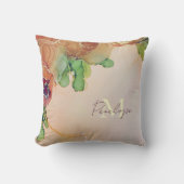 名前付きフローラ クッション (正面)
