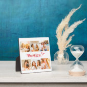 名前付きベストフレンド写真コラージュ フォトプラーク (インサイチュ)