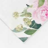 名前付きベビーガールキリンマイルストーンブランケット フリースブランケット (角)