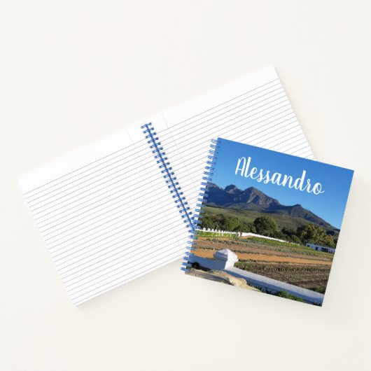 名前付き山岳農園庭園写真ノートブック ノートブック (内部)