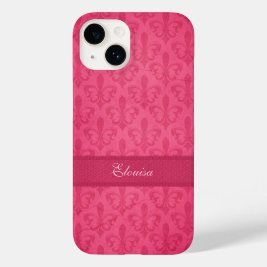 名前付き(紋章の)フラ・ダ・リダマスクピンクiphone 6ケース Case-Mate iPhoneケース (裏面)