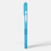 名前付き（紋章の）フラ・ダ・リダマスクブルー Case-Mate iPhoneケース (裏面 / 左)