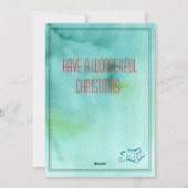 名前付きGet Your Fat Pants Readyおもしろいホリデーカード シーズンカード (裏面)