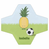 名前付きPineappleキャラクター |サッカーボール サッカーボール (フラット)