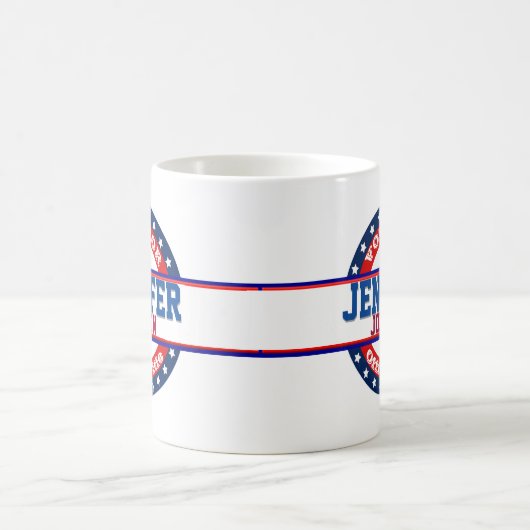 名前付けの政カスタム治キャンペーンの追加 コーヒーマグカップ (中央)