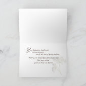 名前先生の承認日のパーソナライ感謝していズ サンキューカード (内部)