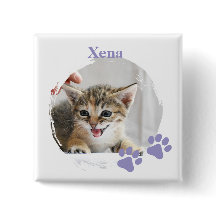 名前入りかわいい猫のペット