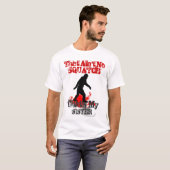 名前入りなおもしろいな行ったSquatchin Tシャツ (正面フル)
