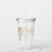 名前入りなお母さんのスーパーヒーローの母の日名前と アクリルタンブラー (左)