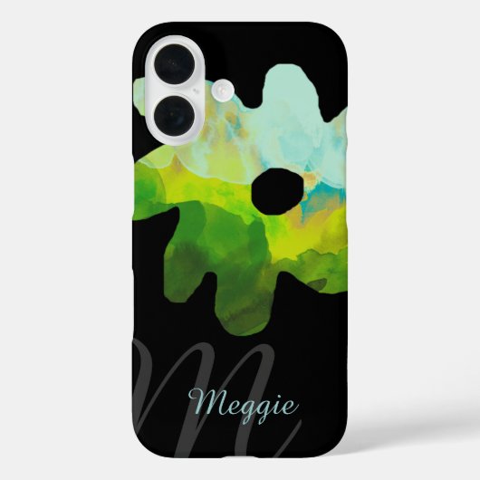 名前入りなかわいらしい花 Case-Mate iPhoneケース (裏面)
