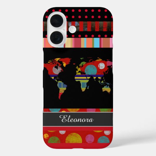 名前入りなかわいらしいiPhone 6 Case-Mate iPhoneケース (裏面)