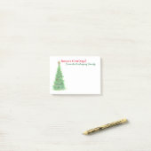 名前入りなクリスマスのポスト・イット ポストイット (デスク上)