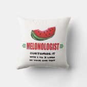 名前入りなスイカ クッション (裏面)