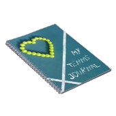 名前入りなテニスジャーナル ノートブック (右側)