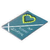 名前入りなテニスジャーナル ノートブック (左側)