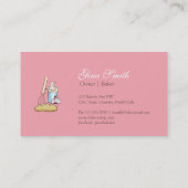 名前入りなパン屋の名刺 名刺 (裏面)