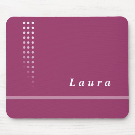 名前入りなビードのマウスパッド マウスパッド (正面)