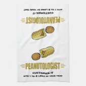 名前入りなピーナツ キッチンタオル (縦)