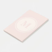 名前入りなモノグラムのモモのポスト・イット ポストイット (アングル)