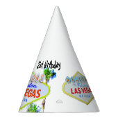 名前入りなラスベガスの誕生会 パーティーハット (右)