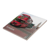 名前入りなロンドンの二階建てバス タイル (側面)