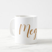 名前入りな一流のマグ コーヒーマグカップ (正面左)