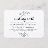 名前入りな健康で素朴なクラフトの挿入物カードを望みます エンクロージャーカード (正面)