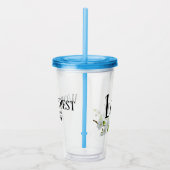 名前入りな名前/世界の最も最高のな叔母さんのタンブラー アクリルタンブラー (右)