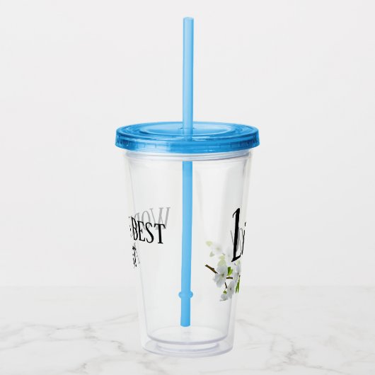 名前入りな名前/世界の最も最高のな叔母さんのタンブラー アクリルタンブラー (右)