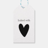 名前入りな愛と焼いた ギフトタグ (正面)