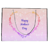 名前入りな母の日 ラージペーパーバッグ (裏面)