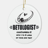 名前入りな相場師 セラミックオーナメント (左)