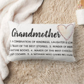 名前入りな祖母の枕 ランバークッション (ブランケット)