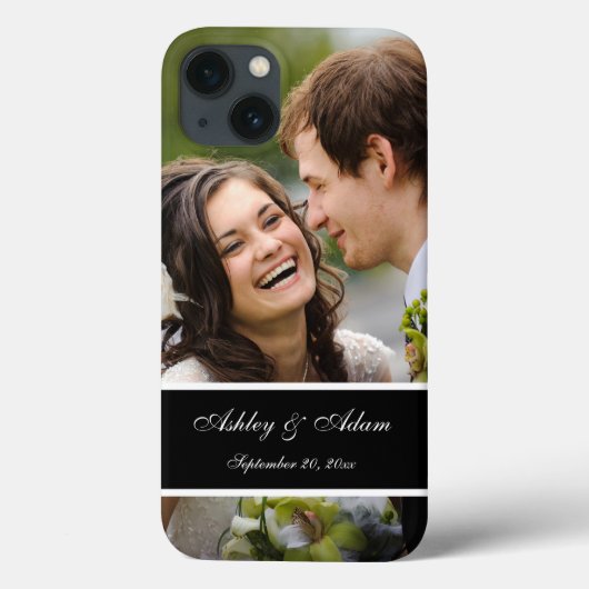 名前入りな結婚式の写真の記念品 Case-Mate iPhoneケース (裏面)