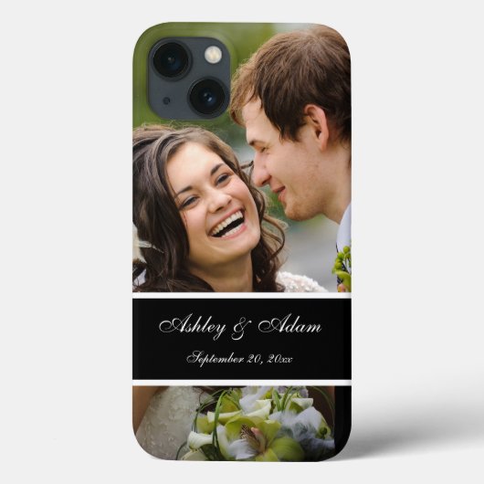 名前入りな結婚式の写真の記念品 Case-Mate iPhoneケース (裏面)