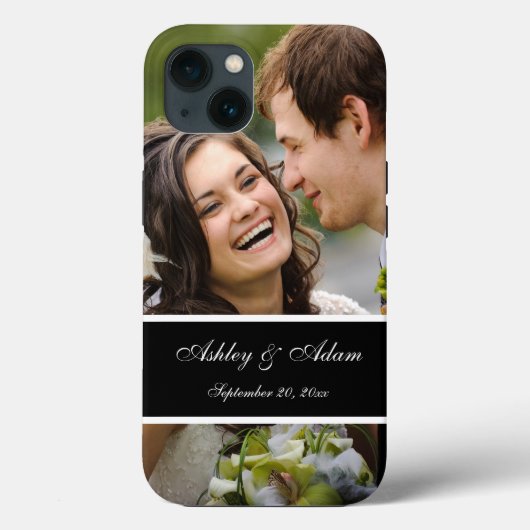 名前入りな結婚式の写真の記念品 Case-Mate iPhoneケース (裏面)