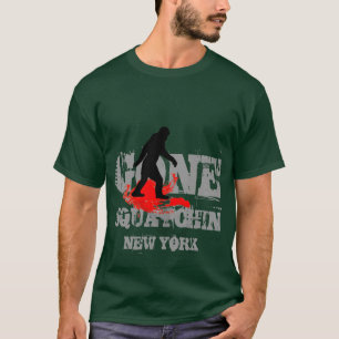 名前入りな行ったSquatchin Tシャツ